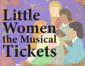  Little women tickets. An abstract painting of several women sitting under a tree.