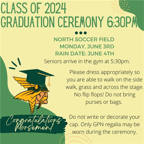 Graduation Ceremony 6:30pm